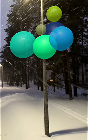 Viewing ORB in winter, Myllypuro Helsinki, 2023
